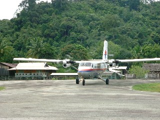 Twin Otter at Long Lellang